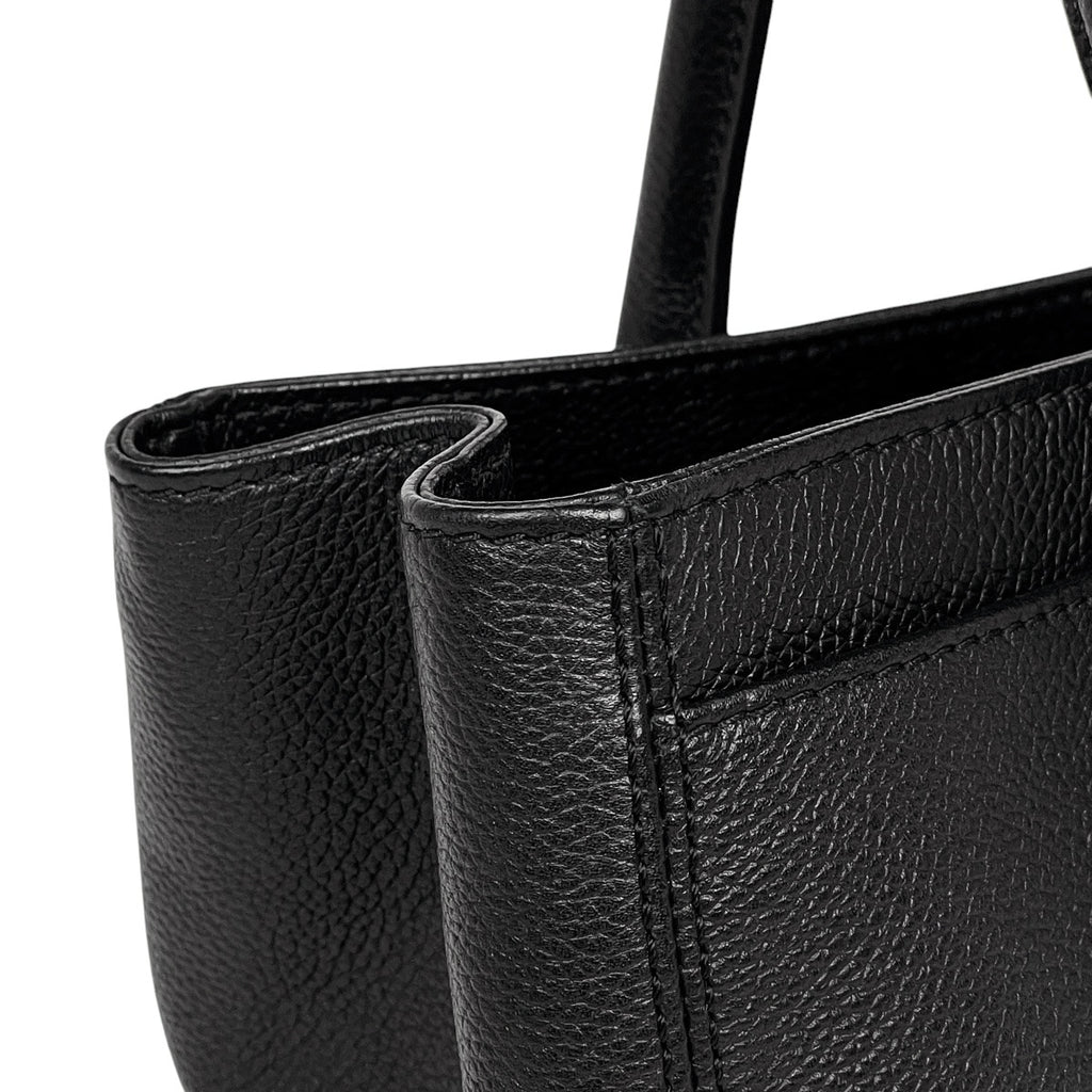 シャネル エグゼクティブライン トートバッグ ココマーク ハンドバッグ トートバッグ レザー ブラック レディース 【中古】brbag