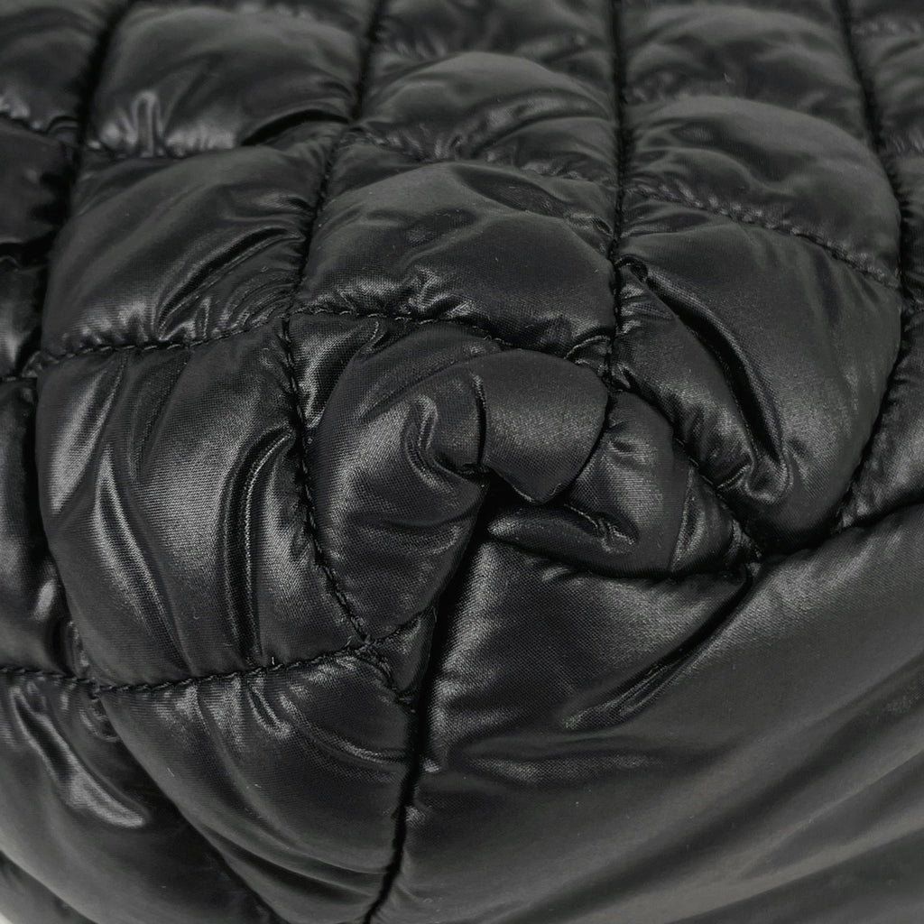 シャネル コココクーン スモール トートバッグ ココマーク ハンドバッグ トートバッグ ナイロン ブラック A48610 レディース 【中古】brbag