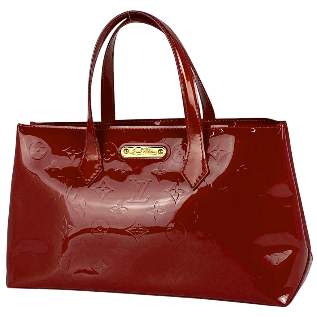 ルイ・ヴィトン ウィルシャー PM 手提げ エナメル ハンドバッグ モノグラムヴェルニ ポムダムール M93642 レディース 【中古】brbag