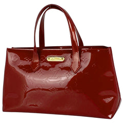 ルイ・ヴィトン ウィルシャー PM 手提げ エナメル ハンドバッグ モノグラムヴェルニ ポムダムール M93642 レディース 【中古】brbag