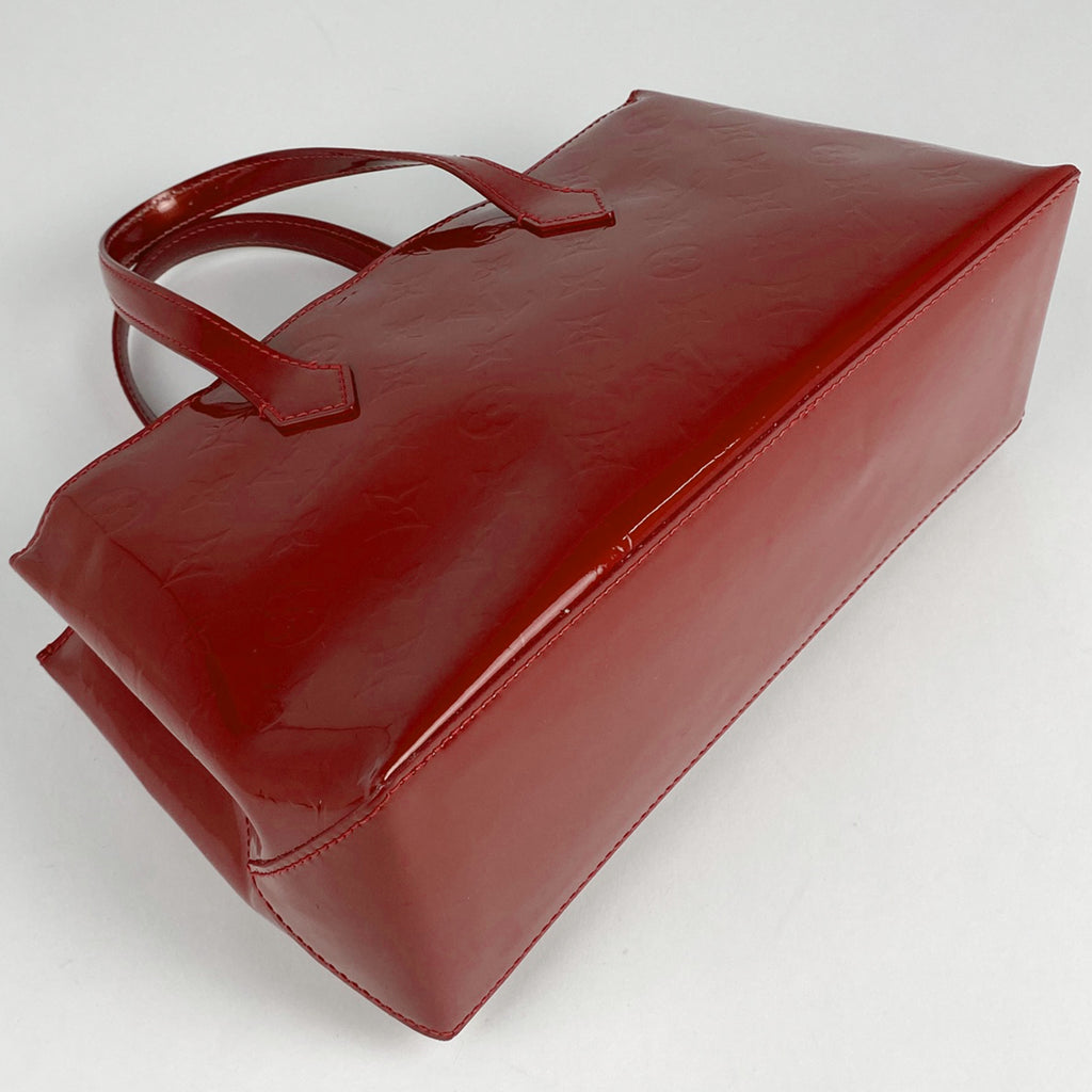 ルイ・ヴィトン ウィルシャー PM 手提げ エナメル ハンドバッグ モノグラムヴェルニ ポムダムール M93642 レディース 【中古】brbag