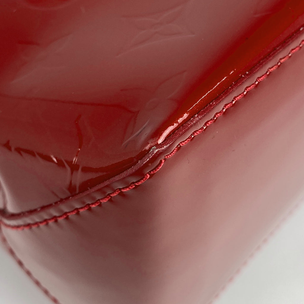 ルイ・ヴィトン ウィルシャー PM 手提げ エナメル ハンドバッグ モノグラムヴェルニ ポムダムール M93642 レディース 【中古】brbag