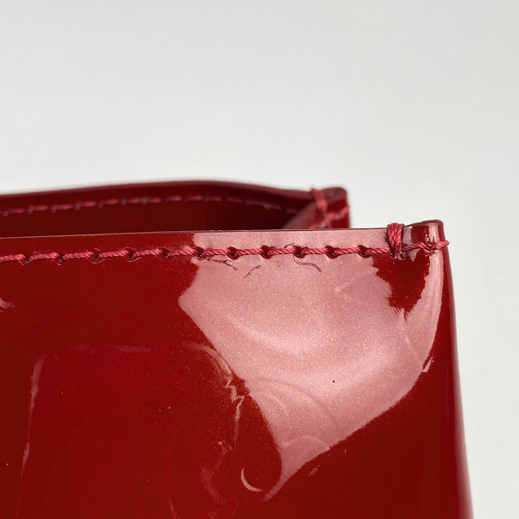 ルイ・ヴィトン ウィルシャー PM 手提げ エナメル ハンドバッグ モノグラムヴェルニ ポムダムール M93642 レディース 【中古】brbag