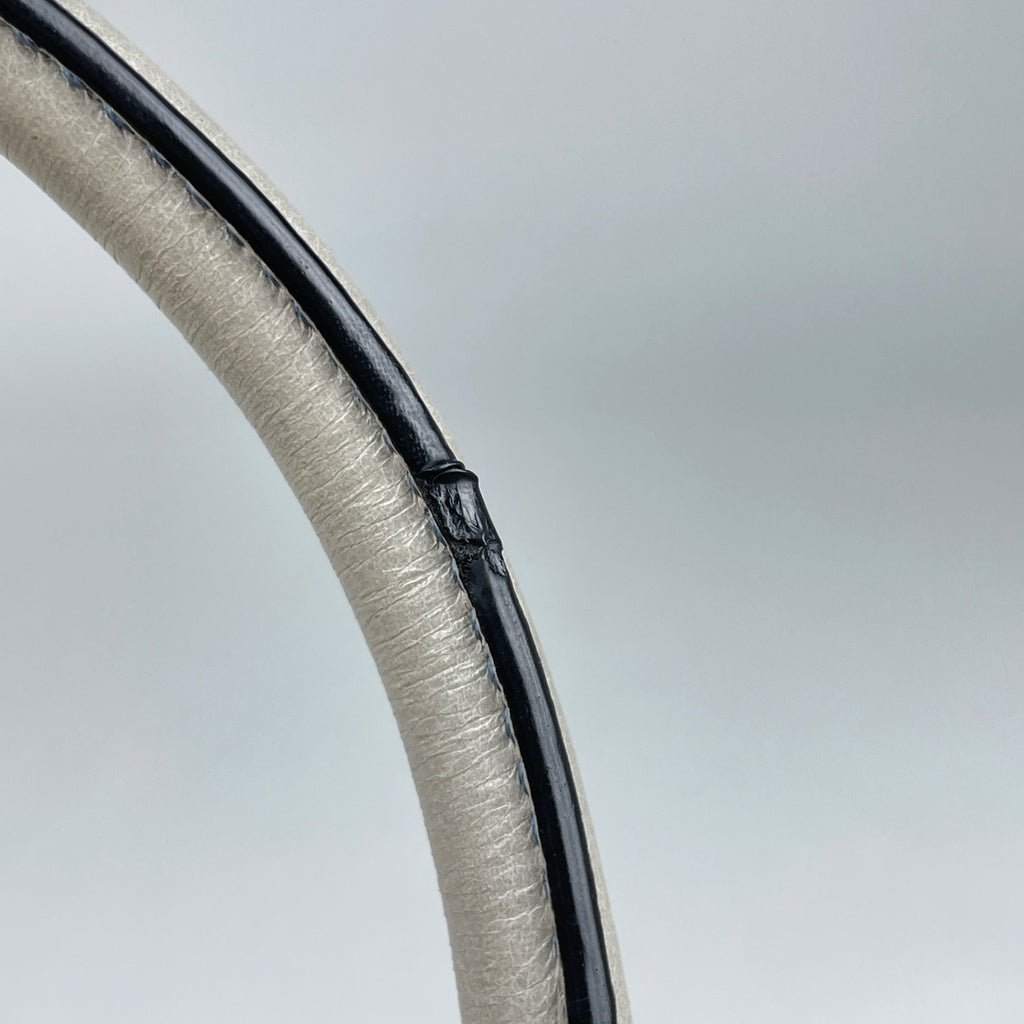 ミュウ ミュウ ロゴ ハンドバッグ 2WAY ショルダーバッグ ハンドバッグ レザー グレー レディース 【中古】brbag