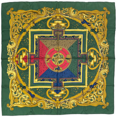 エルメス カレ 90 太陽の動物たち スカーフ レディース 中古 brbag