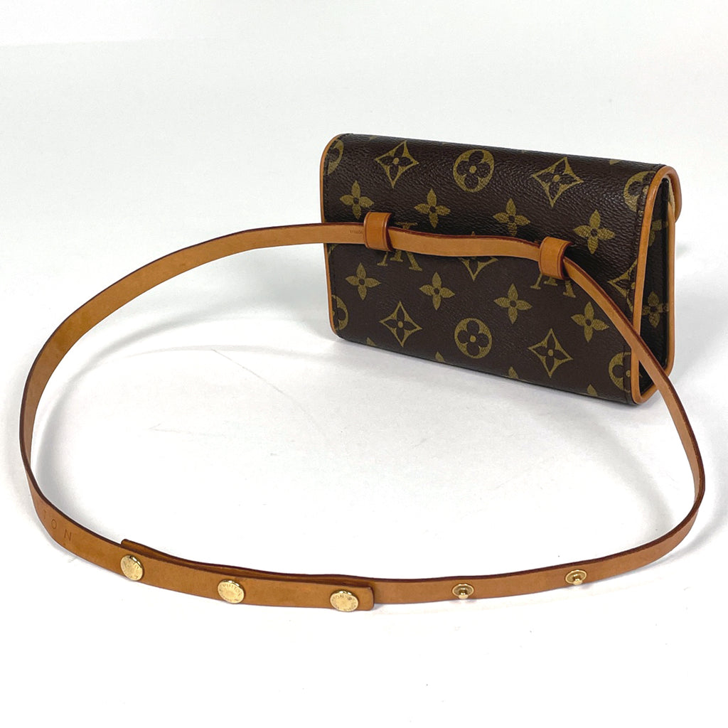 ルイ・ヴィトン ポシェット フロランティーヌ ウエストバッグ ポーチ ボディバッグ モノグラム ブラウン M51855 レディース 【中古】brbag