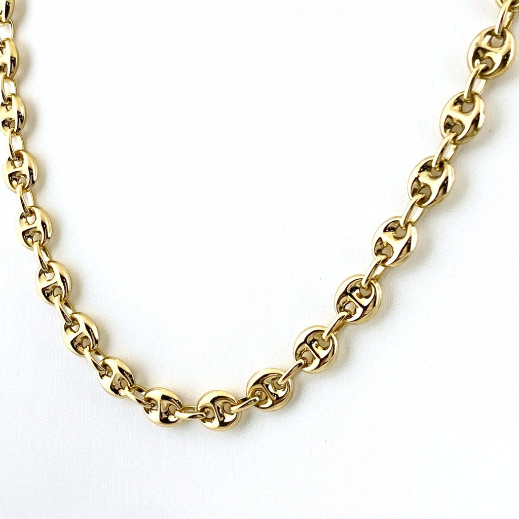 ウノアエレ デザインネックレス YG イエローゴールド ネックレス 750 レディース 【中古】brjwl