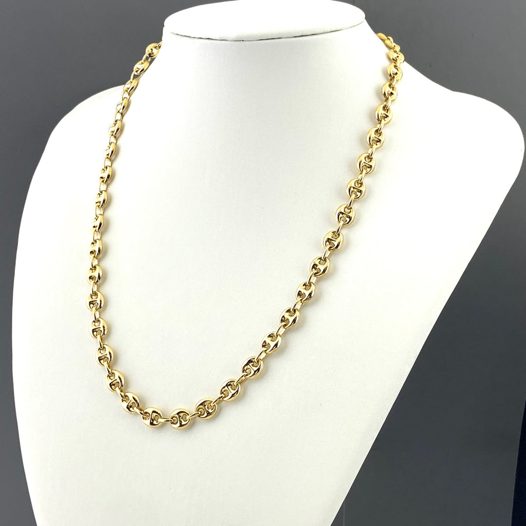 ウノアエレ デザインネックレス YG イエローゴールド ネックレス 750 レディース 【中古】brjwl