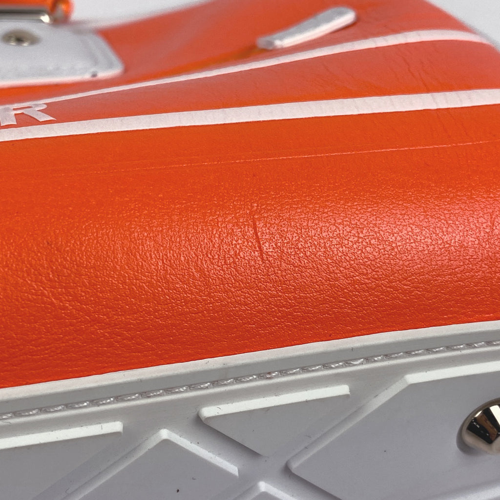 クリスチャンディオール ロゴ ハンドバッグ ヴァイブ ボウリングバッグ 2WAY ショルダーバッグ ハンドバッグ レザー オレンジ レディース 【中古】brbag