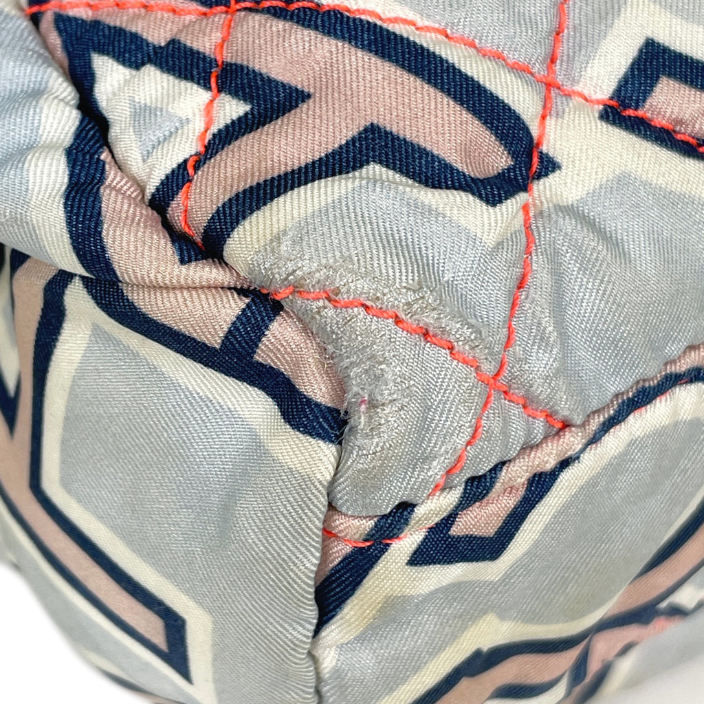 シャネル ココマーク リュックサック マトラッセ ネオン バックパック リュック ナイロン ブルー レディース 【中古】brbag