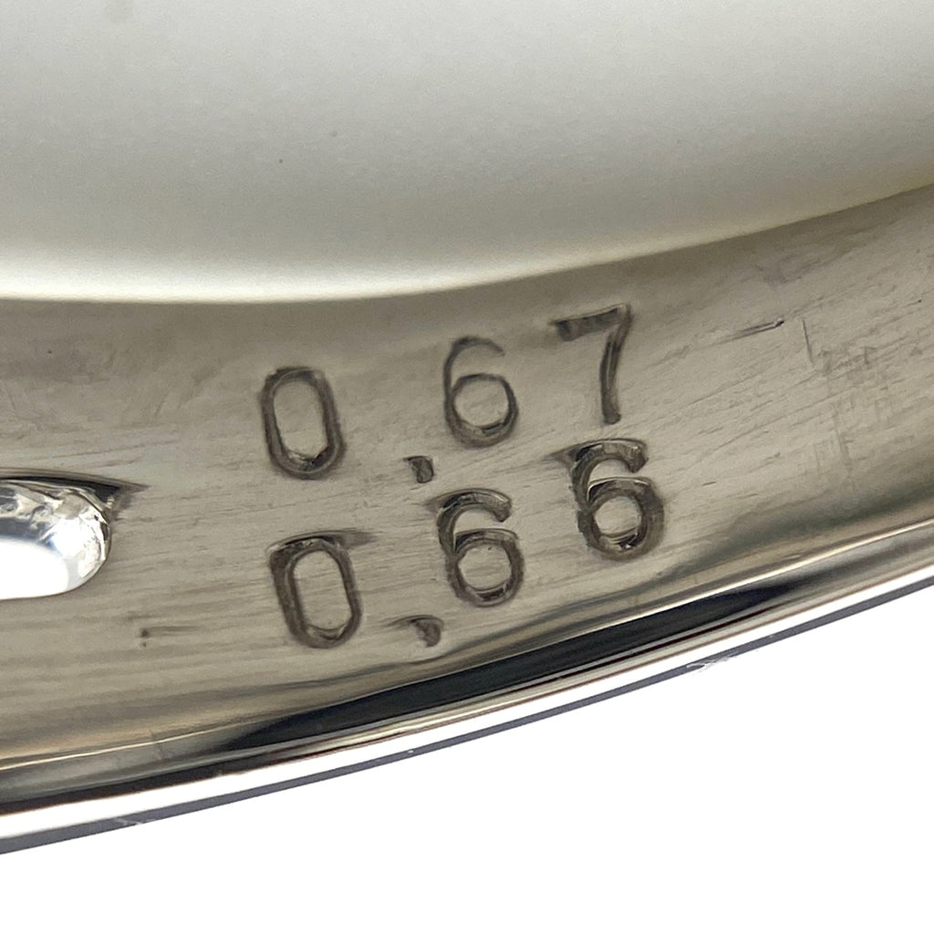 トリートメントダイヤ デザインリング プラチナ 指輪 メレダイヤ リング 15.5号 Pt900 ダイヤモンド レディース 【中古】nbjwl