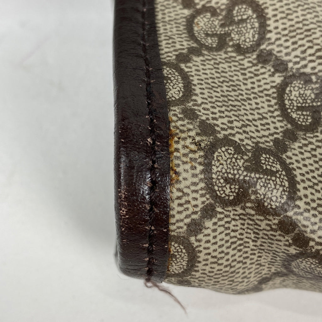 グッチ GG柄 ベルトバッグ ウエストバッグ シェリーライン ウェブ ボディバッグ コーティングキャンバス ブラウン 152597 レディース 【中古】brbag