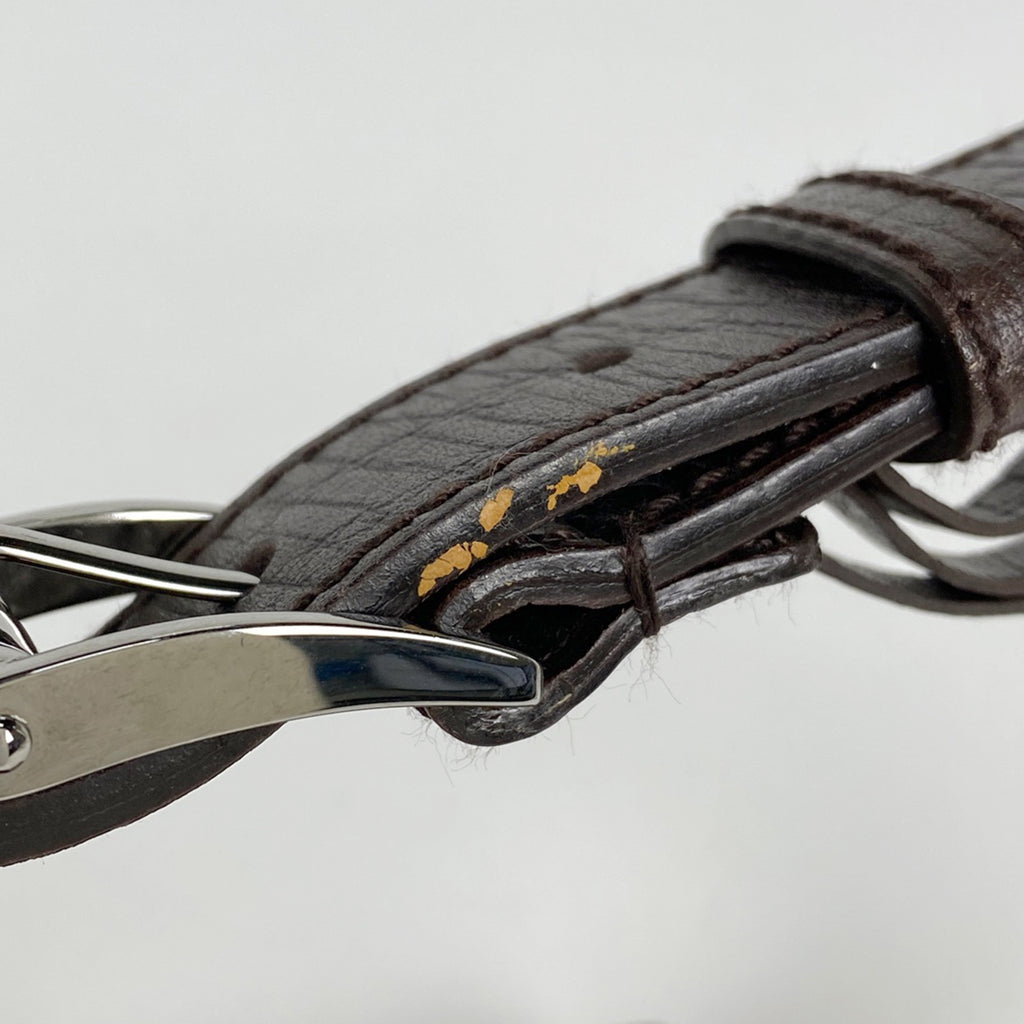 グッチ GG柄 ベルトバッグ ウエストバッグ シェリーライン ウェブ ボディバッグ コーティングキャンバス ブラウン 152597 レディース 【中古】brbag