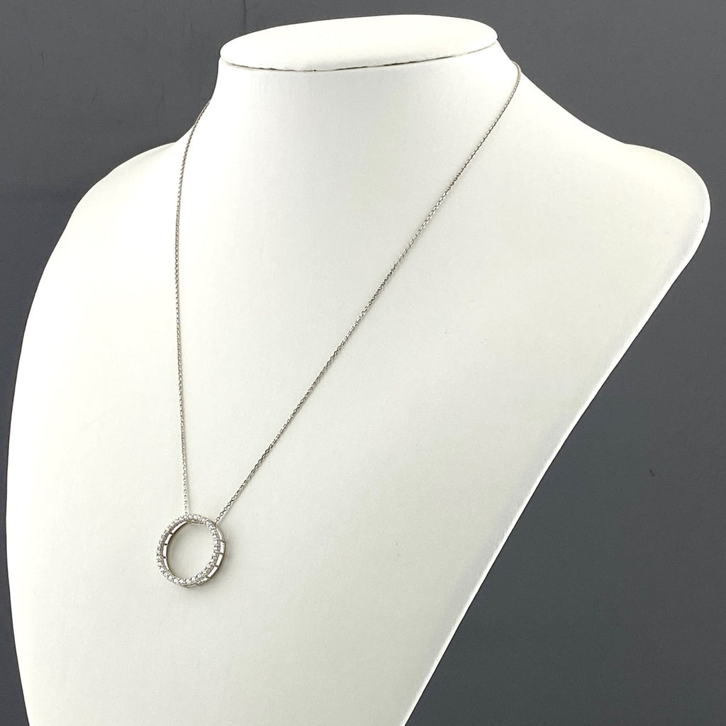 メレダイヤ デザインネックレス プラチナ ペンダント ネックレス Pt950 Pt850 ダイヤモンド レディース 【中古】nbjwl