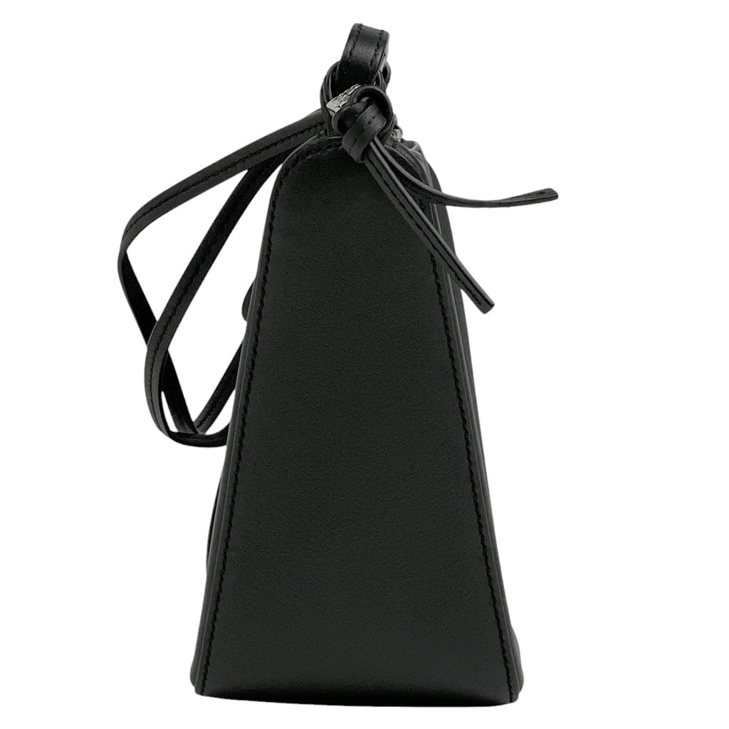 ロエベ ハンモック ホーボーバッグ ミニ 2WAY ショルダーバッグ ハンドバッグ レザー ブラック レディース 【中古】brbag