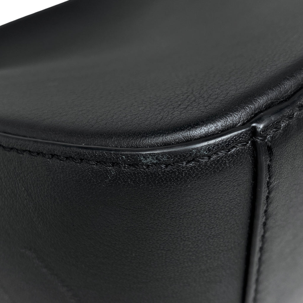 ロエベ ハンモック ホーボーバッグ ミニ 2WAY ショルダーバッグ ハンドバッグ レザー ブラック レディース 【中古】brbag