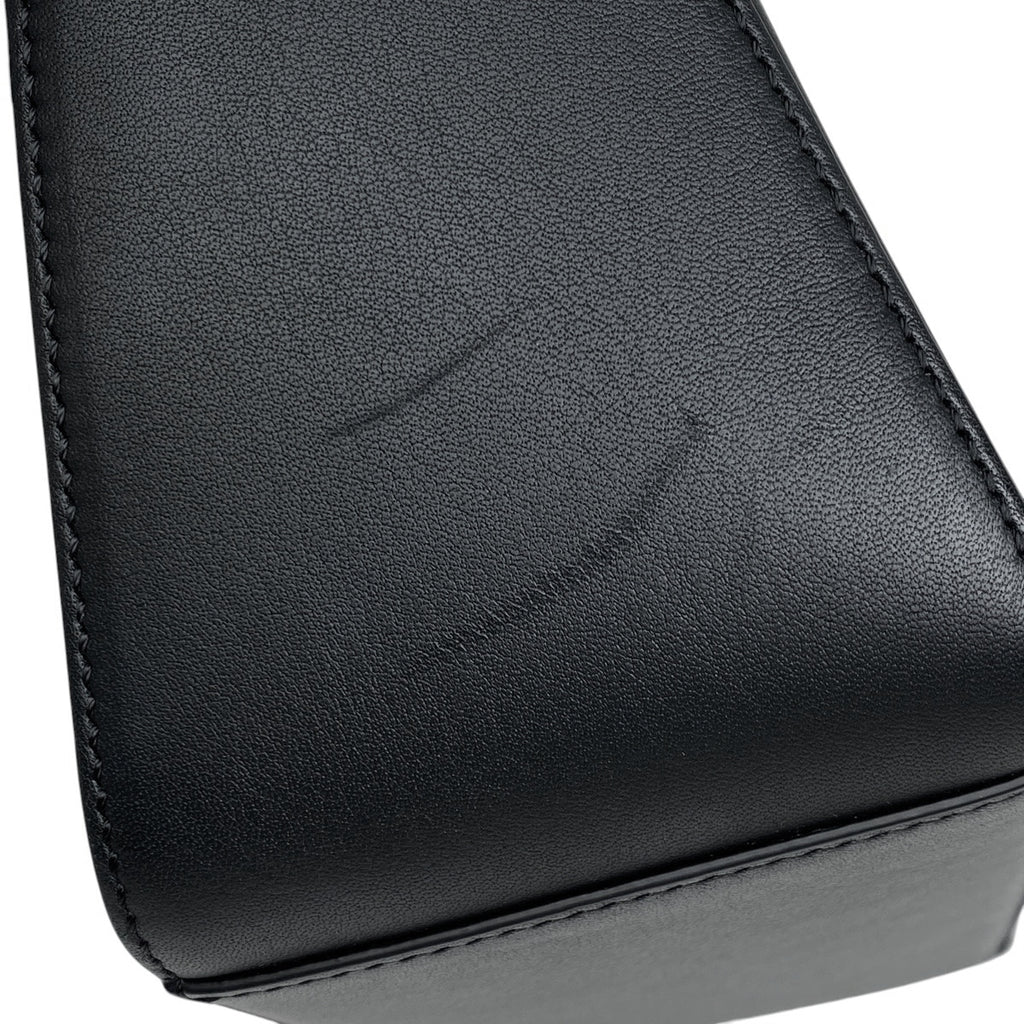 ロエベ ハンモック ホーボーバッグ ミニ 2WAY ショルダーバッグ ハンドバッグ レザー ブラック レディース 【中古】brbag