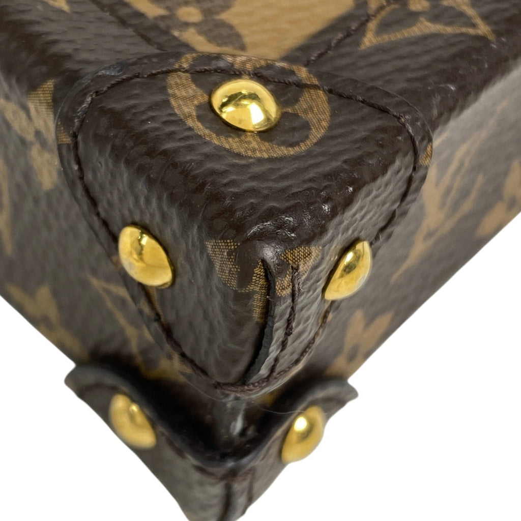 ルイ・ヴィトン ポシェット トランク ヴェルティカル ショルダーバッグ モノグラムリバース ブラウン M67873 レディース 【中古】brbag