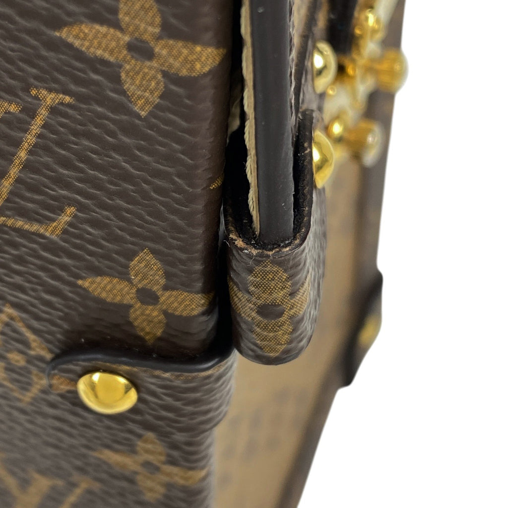 ルイ・ヴィトン ポシェット トランク ヴェルティカル ショルダーバッグ モノグラムリバース ブラウン M67873 レディース 【中古】brbag