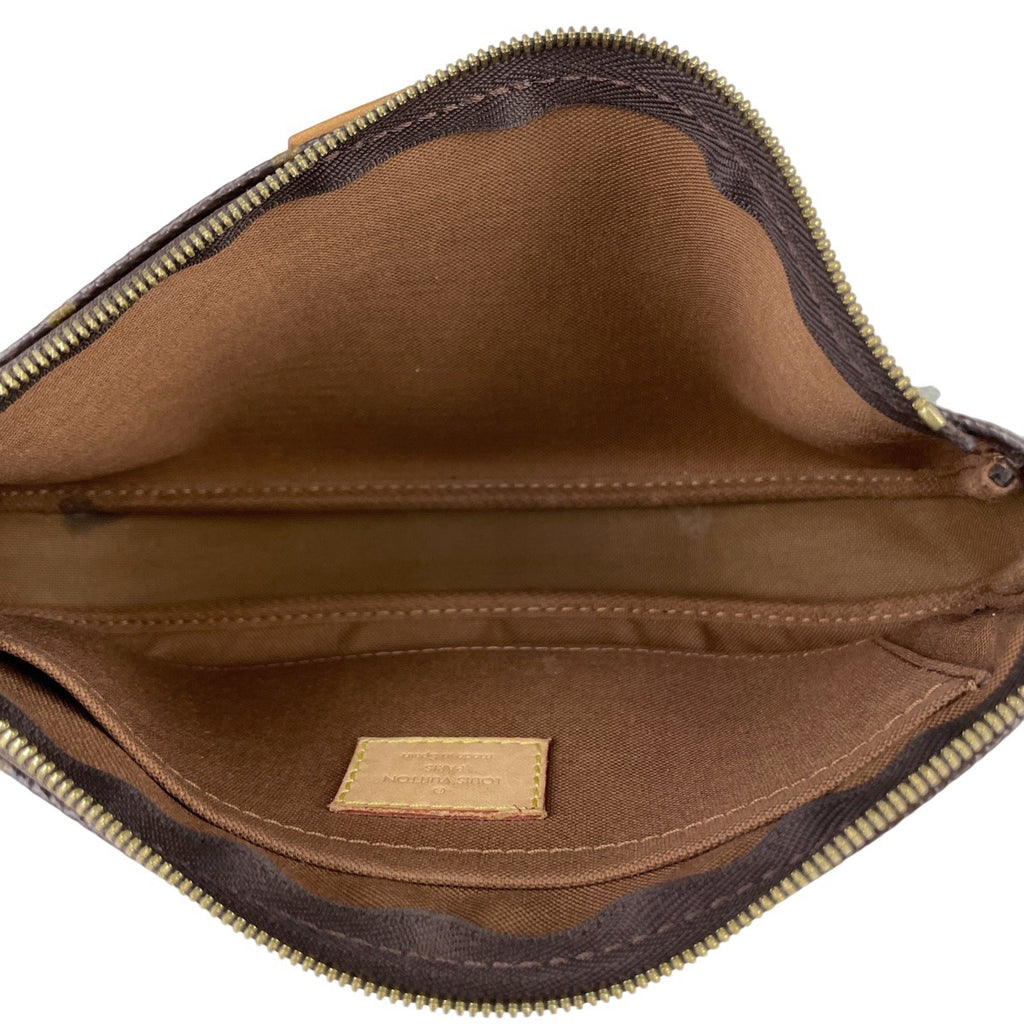 ルイ・ヴィトン ミュルティ ポシェット アクセソワール ストラップ 取り外し可能 ショルダーバッグ モノグラム ブラウン ローズクレール M44840 レディース 【中古】brbag