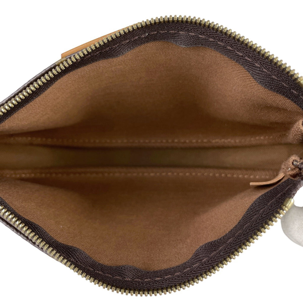 ルイ・ヴィトン ミュルティ ポシェット アクセソワール ストラップ 取り外し可能 ショルダーバッグ モノグラム ブラウン ローズクレール M44840 レディース 【中古】brbag