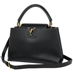 ルイ・ヴィトン カプシーヌ MM 2WAY ショルダーバッグ ハンドバッグ トリヨン ノワール (ブラック) M48864 レディース 【中古】brbag