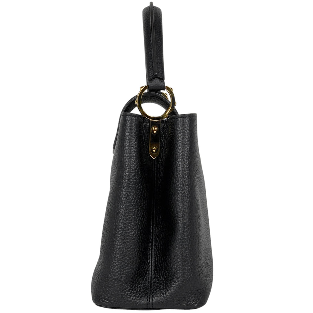 ルイ・ヴィトン カプシーヌ MM 2WAY ショルダーバッグ ハンドバッグ トリヨン ノワール (ブラック) M48864 レディース 【中古】brbag