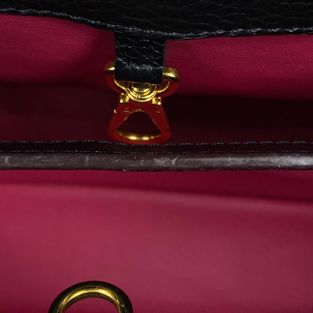 ルイ・ヴィトン カプシーヌ MM 2WAY ショルダーバッグ ハンドバッグ トリヨン ノワール (ブラック) M48864 レディース 【中古】brbag