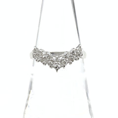 メレダイヤ デザインリング プラチナ 指輪 リング 12.5号 Pt900 ダイヤモンド レディース 【中古】nbjwl