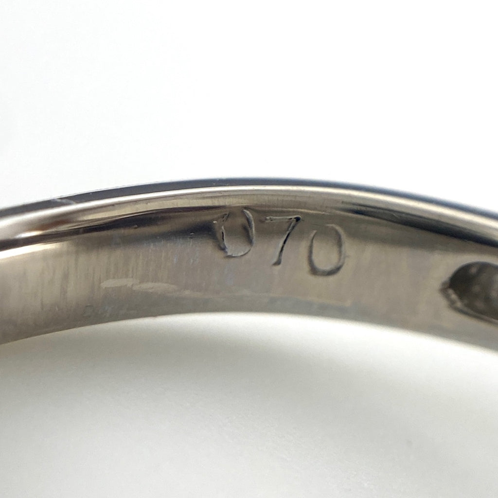 パール デザインリング プラチナ 指輪 メレダイヤ 真珠 フラワーモチーフ 花 リング 13.5号 Pt900 パール ダイヤモンド レディース 【中古】nbjwl