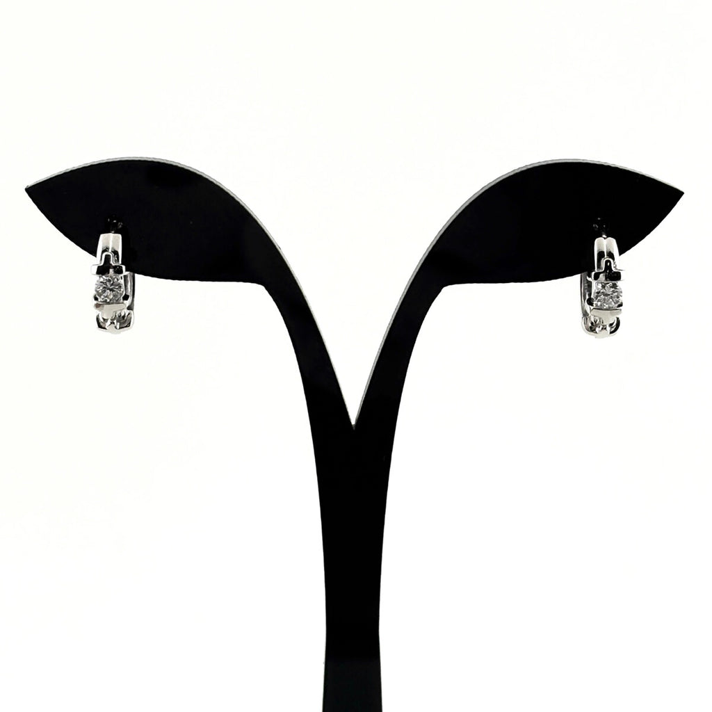 メレダイヤ デザインピアス プラチナ ピアス Pt900 ダイヤモンド レディース ノンブランドジュエリー 【中古】nbjwl