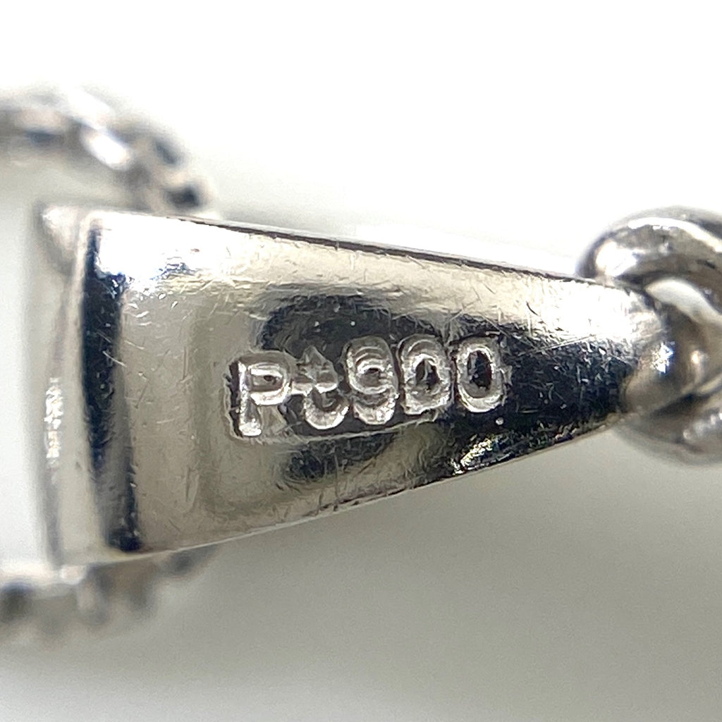 メレダイヤ デザインネックレス プラチナ ペンダント ネックレス Pt900 Pt850 ダイヤモンド レディース 【中古】nbjwl