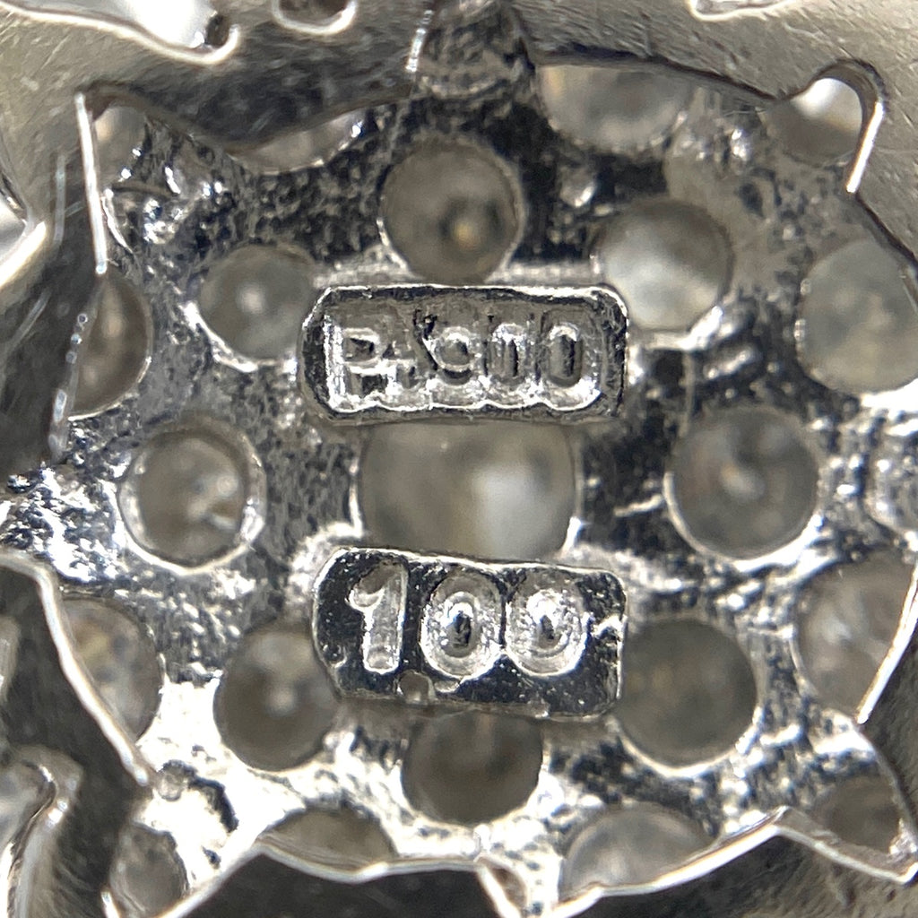 メレダイヤ デザインネックレス プラチナ ペンダント ネックレス Pt900 Pt850 ダイヤモンド レディース 【中古】nbjwl