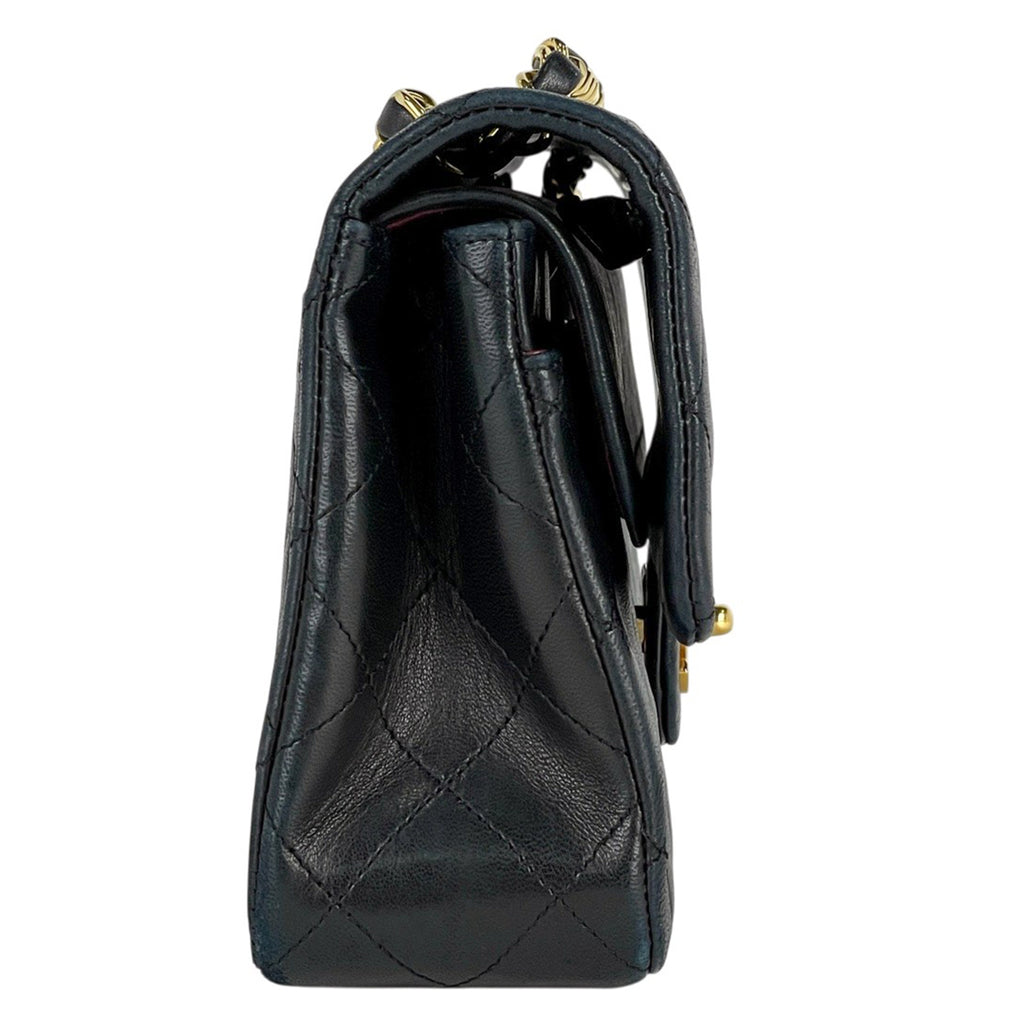 シャネル マトラッセ Wフラップ チェーン ショルダーバッグ ココマーク ショルダーバッグ レザー A01113 レディース 【中古】brbag