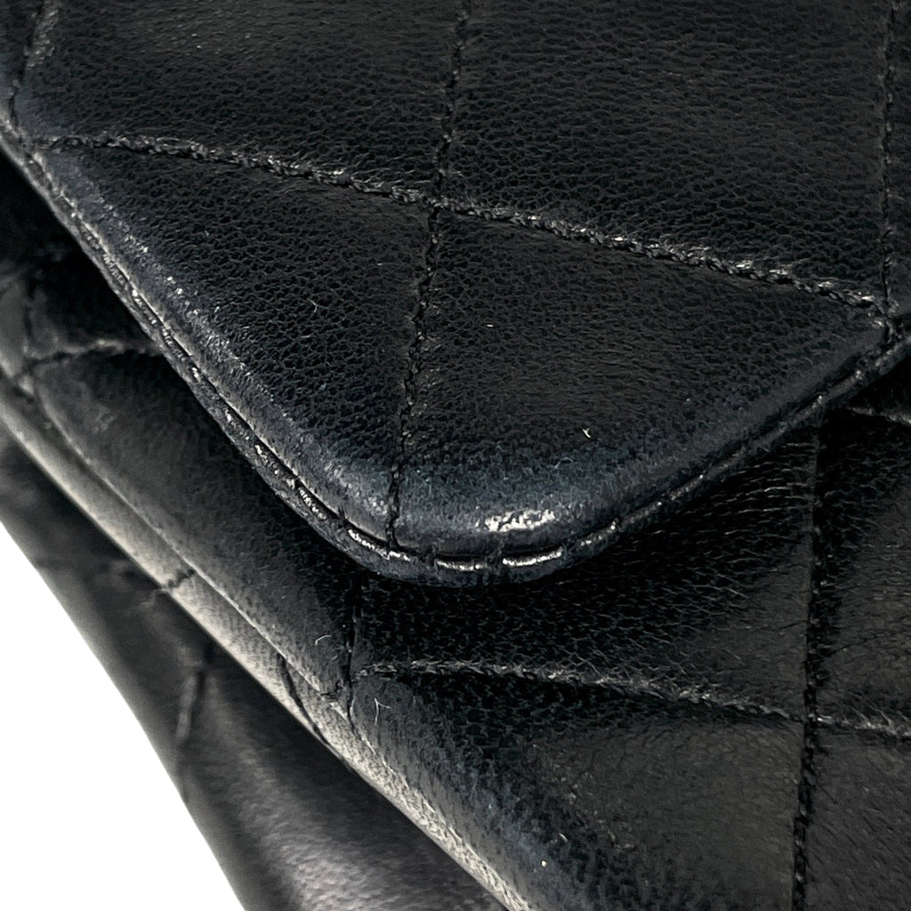 シャネル マトラッセ Wフラップ チェーン ショルダーバッグ ココマーク ショルダーバッグ レザー A01113 レディース 【中古】brbag