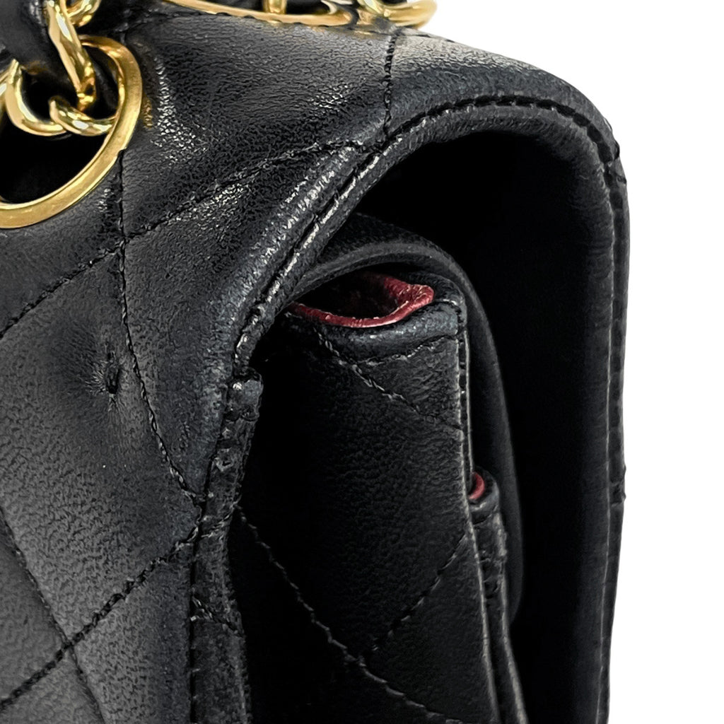 シャネル マトラッセ Wフラップ チェーン ショルダーバッグ ココマーク ショルダーバッグ レザー A01113 レディース 【中古】brbag