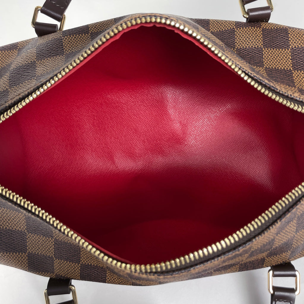 ルイ・ヴィトン パピヨン 26 バレルバッグ 筒型 ハンドバッグ ダミエ ブラウン N51304 レディース 【中古】brbag