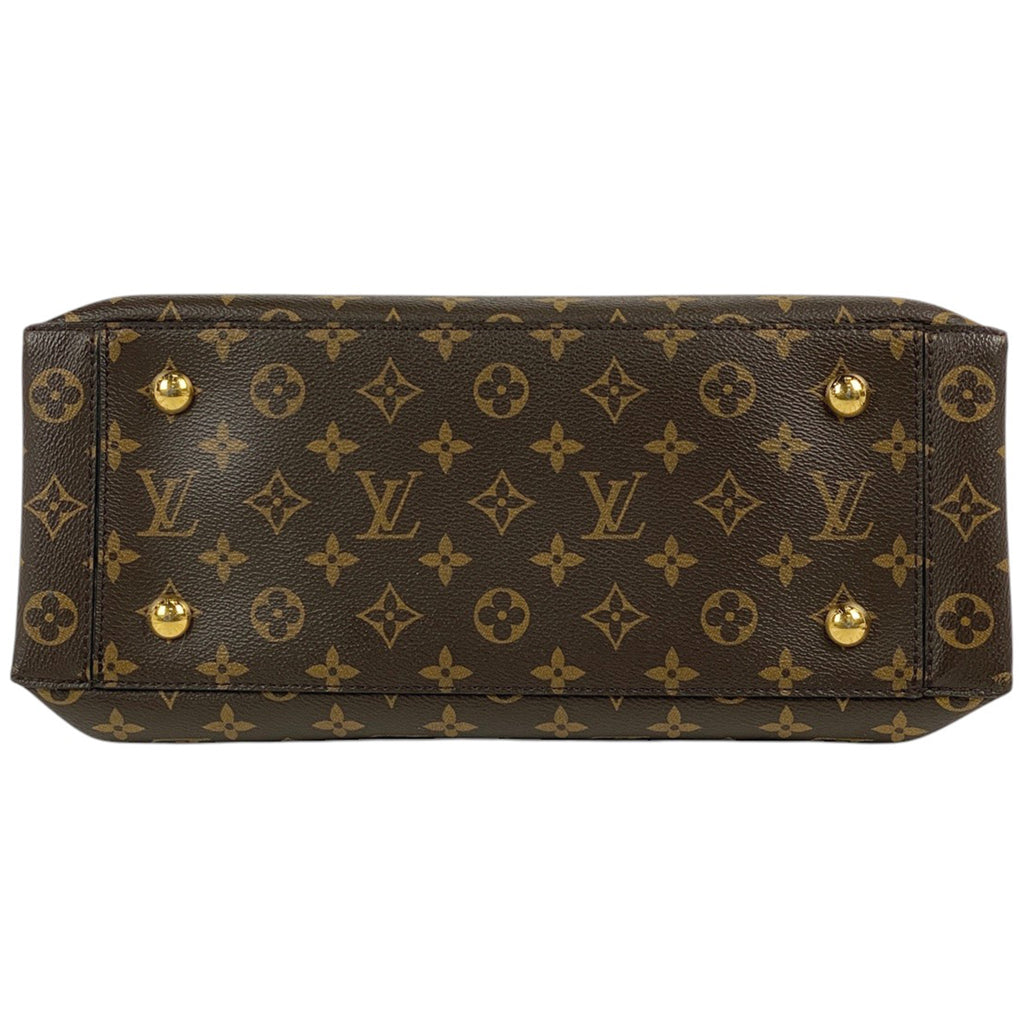 ルイ・ヴィトン フラワー トート 2WAY ショルダーバッグ ハンドバッグ トートバッグ モノグラム ブラウン ノワール(ブラック) M43550 レディース 【中古】brbag