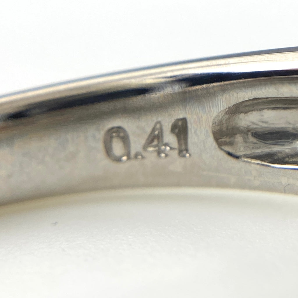 パール デザインリング プラチナ 指輪 メレダイヤ 真珠 リング 11.5号 Pt900 パール ダイヤモンド レディース 【中古】nbjwl