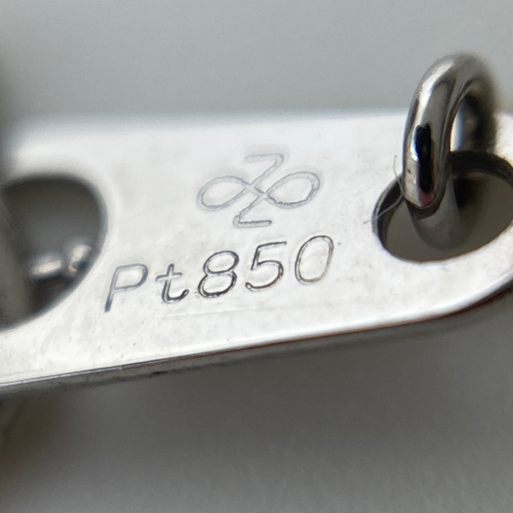 ダイヤモンド デザインネックレス プラチナ ペンダント ネックレス Pt850 ダイヤモンド レディース 【中古】nbjwl