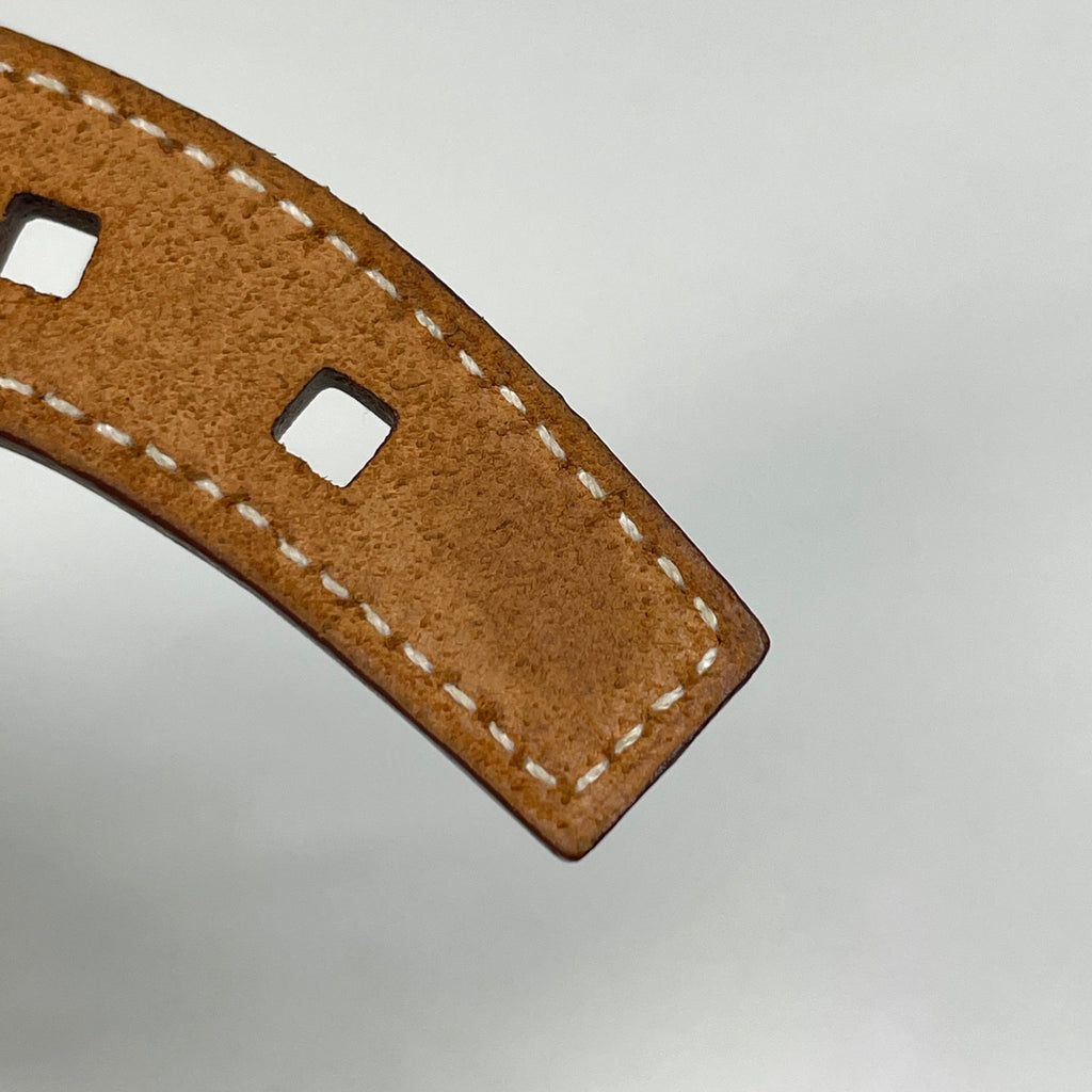 エルメス パドロック チャーム ホースシュー バッグチャーム レザー ブラウン レディース 【中古】brbag