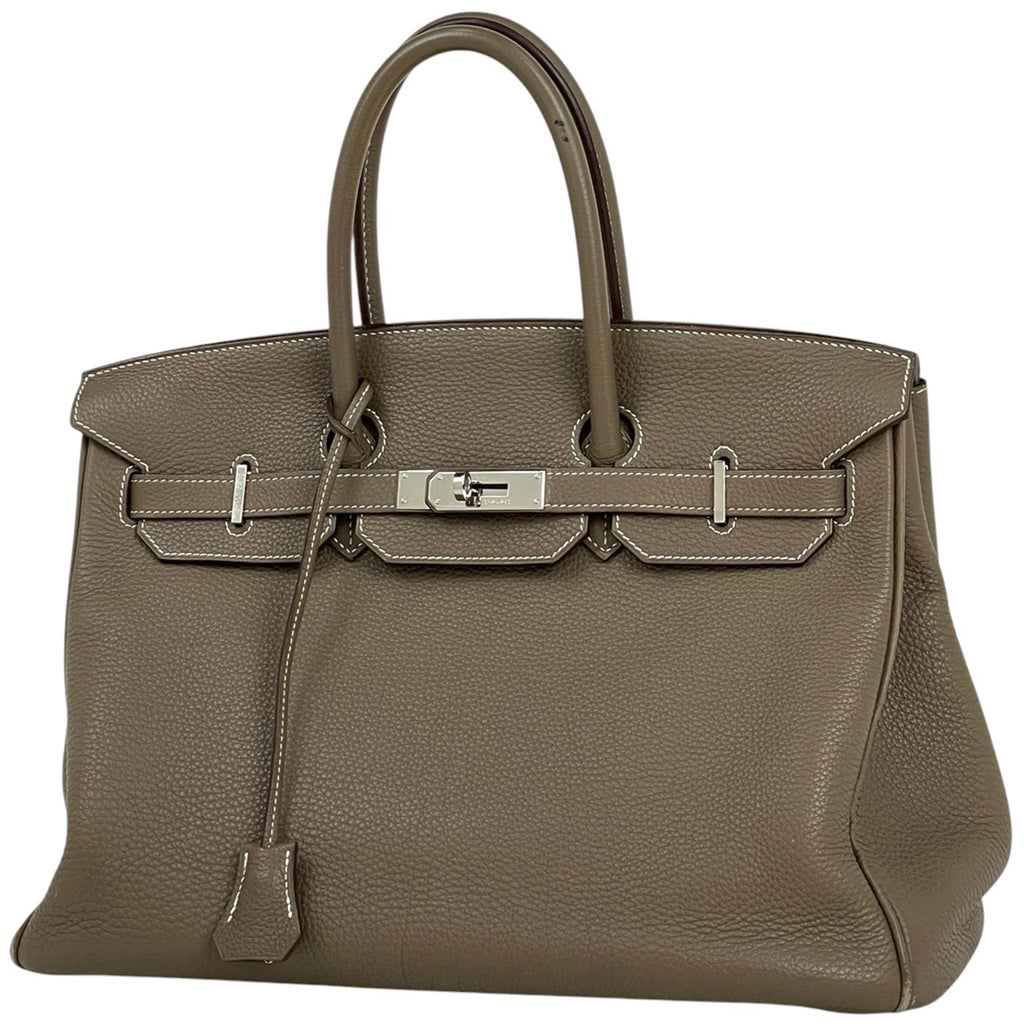 エルメス バーキン 35 ハンドバッグ トゴ エトゥープ □P レディース 【中古】brbag