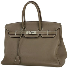 エルメス バーキン 35 ハンドバッグ トゴ エトゥープ □P レディース 【中古】brbag