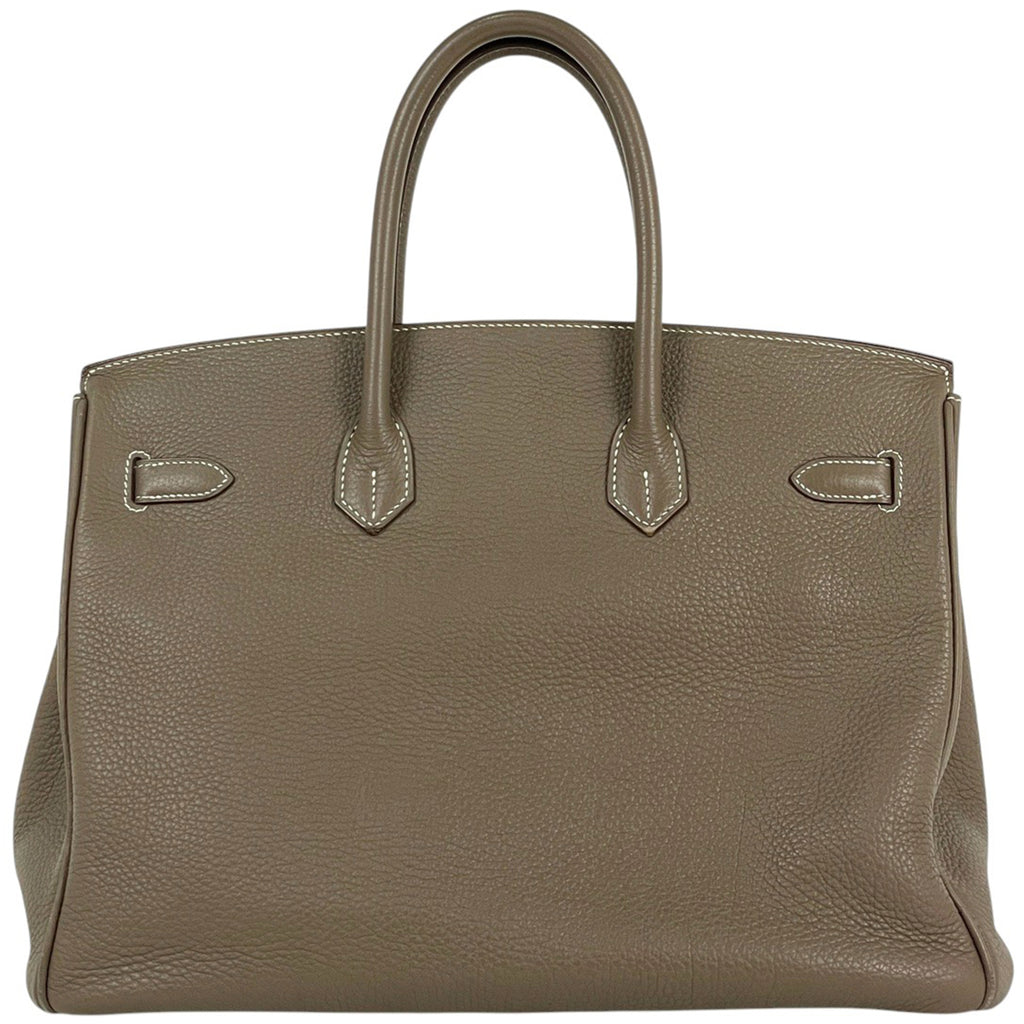 エルメス バーキン 35 ハンドバッグ トゴ エトゥープ □P レディース 【中古】brbag