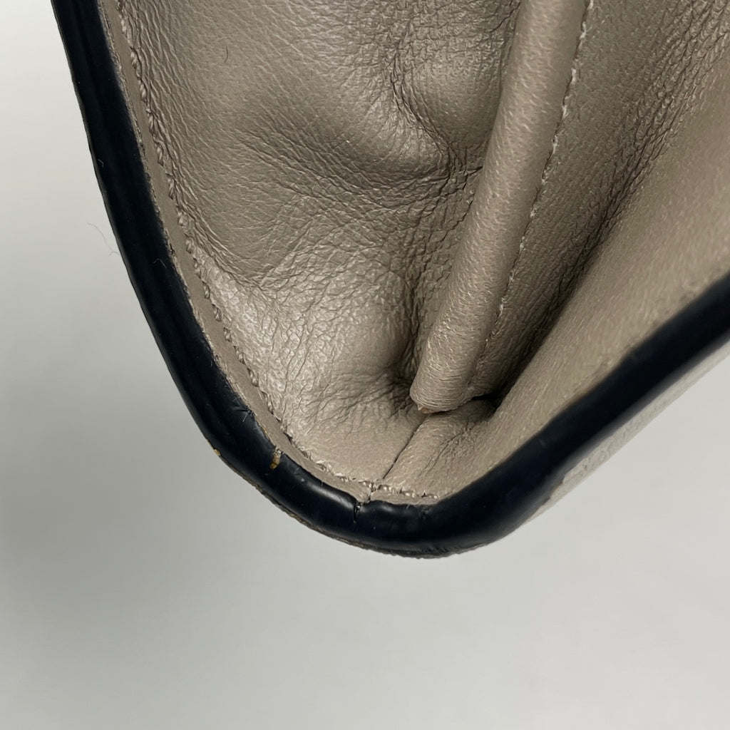 クロエ ジョージア 二つ折り 長財布 ロゴ ダブルフラップ 長財布 レザー グレージュ 3P0284 レディース 【中古】brbag