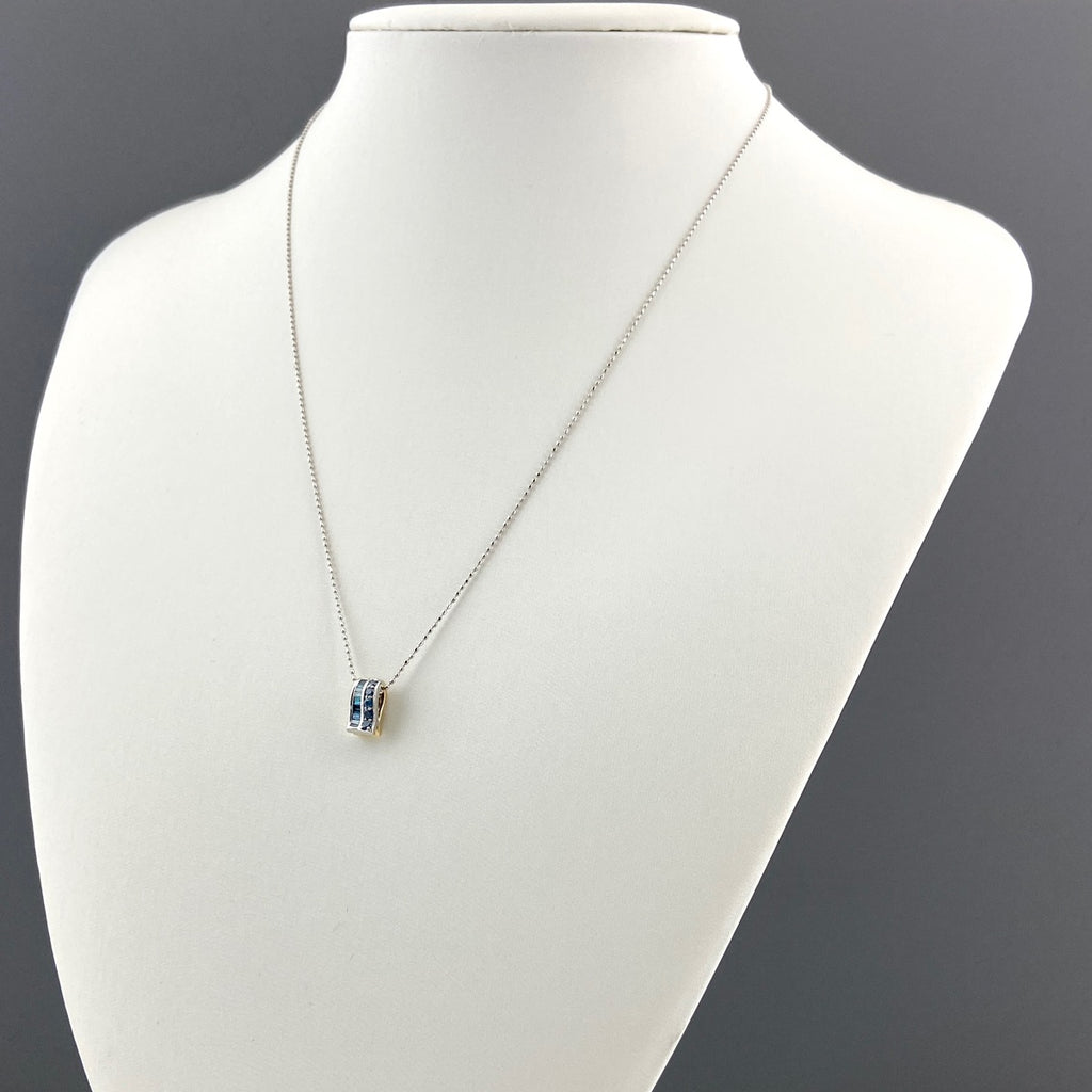 GSTV メレダイヤ デザインネックレス プラチナ YG イエローゴールド ペンダント トリートメントダイヤ ネックレス Pt850 K18 ダイヤモンド レディース 【中古】brjwl