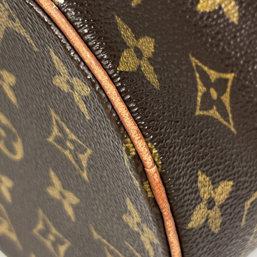 ルイ・ヴィトン パピヨン 30 バレルバッグ 筒型 旧旧型 ハンドバッグ モノグラム ブラウン M51365 レディース 【中古】brbag