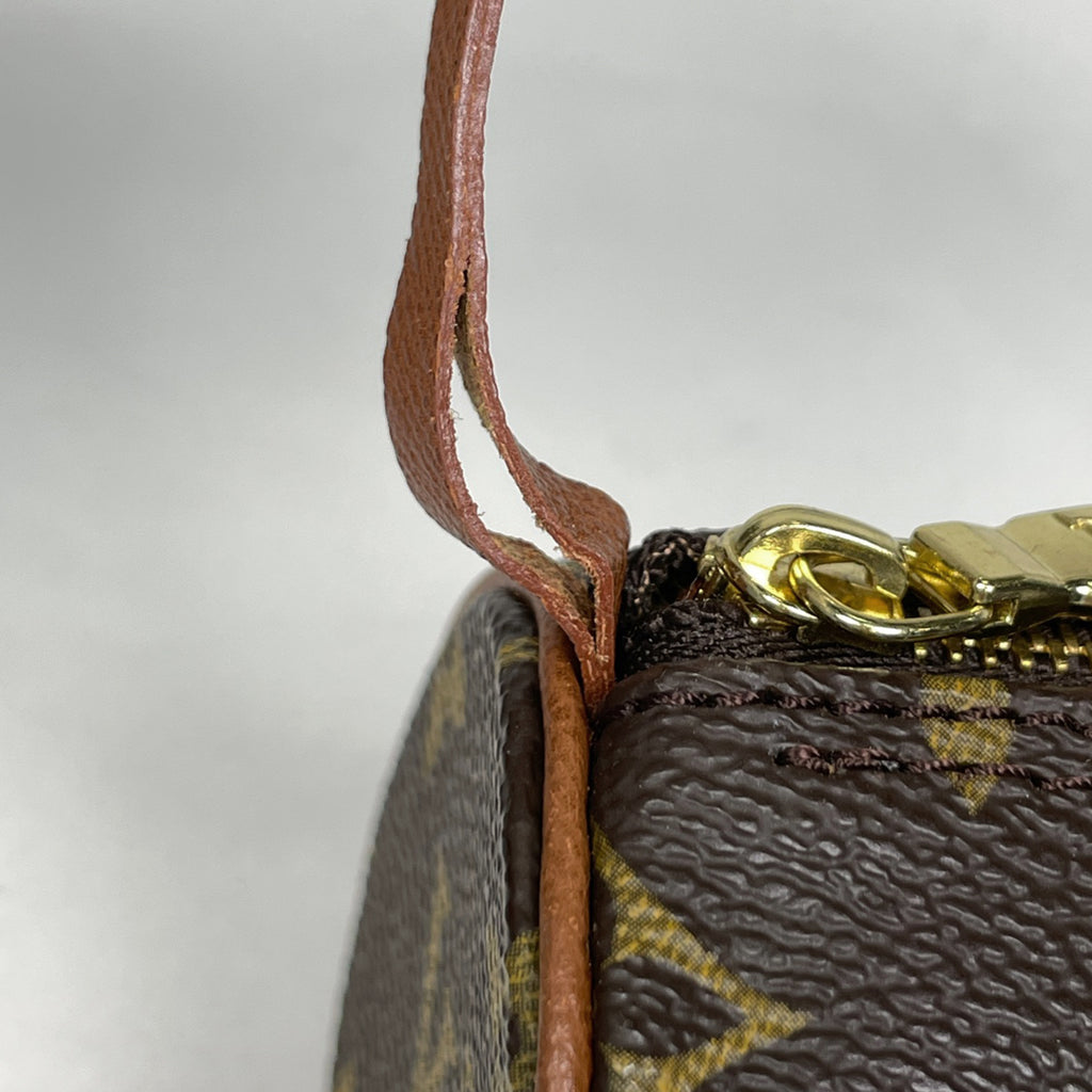 ルイ・ヴィトン パピヨン 30 バレルバッグ 筒型 旧旧型 ハンドバッグ モノグラム ブラウン M51365 レディース 【中古】brbag