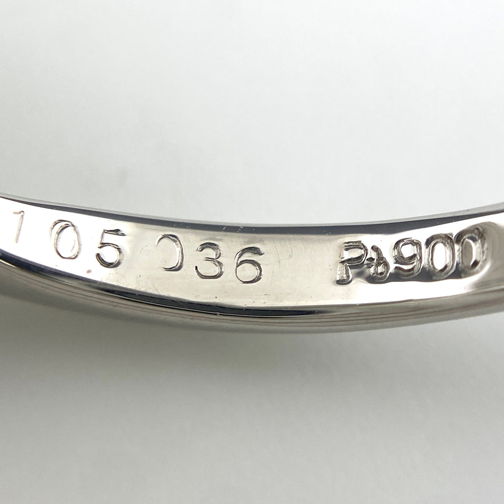 【状態良好】 サファイア リング プラチナ 指輪 メレダイヤ 13号 Pt900 ダイヤモンド レディース 【中古】nbjwl