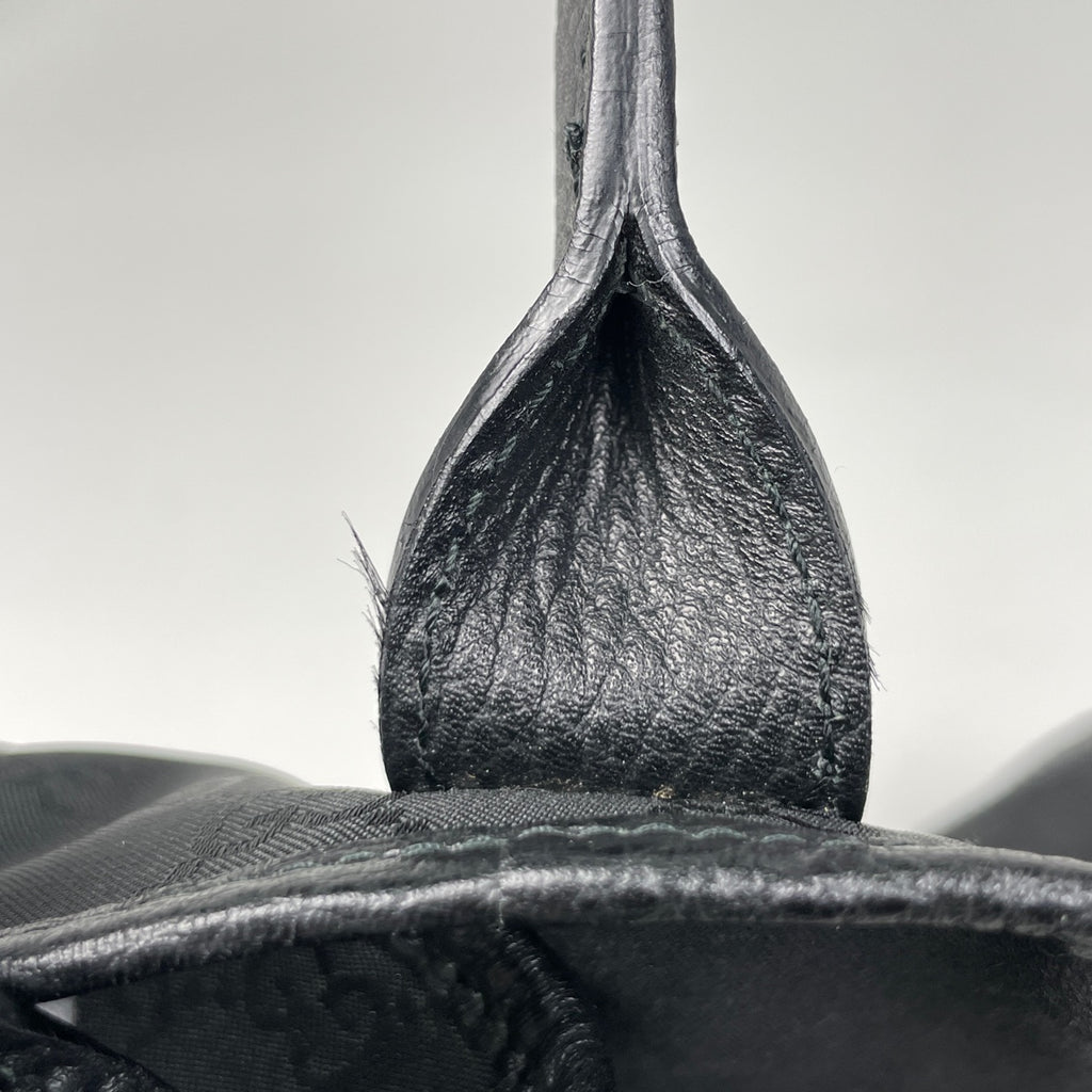 グッチ GG柄 トートバッグ ショルダーバッグ シェリーライン ウェブ トートバッグ ナイロン ブラック 293589 レディース 【中古】brbag